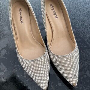 Silver Jeffrey Campbell Pumps